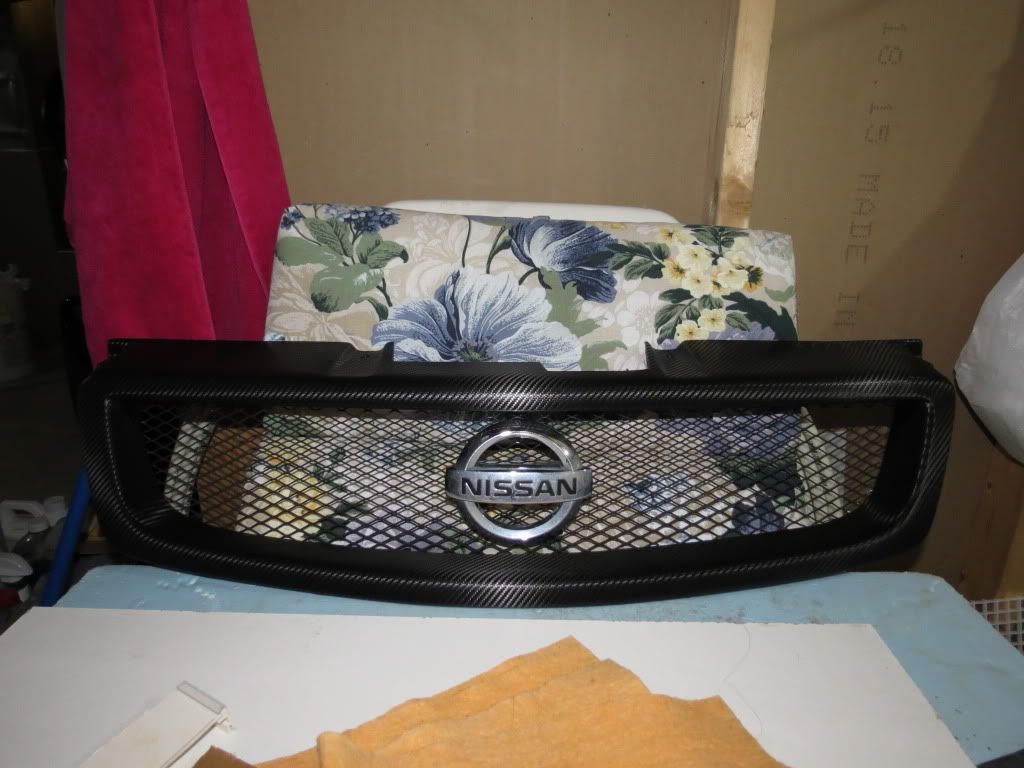 Vinyl wrapped grille The Nissan Club